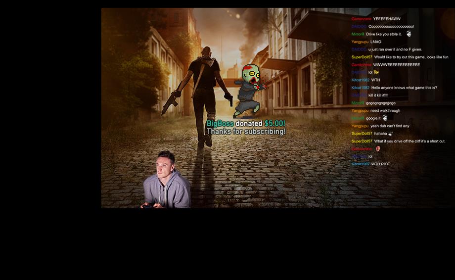 RECentral 3 function : Interactive Element. Gameplay editing, PIP & Twitch alerts.